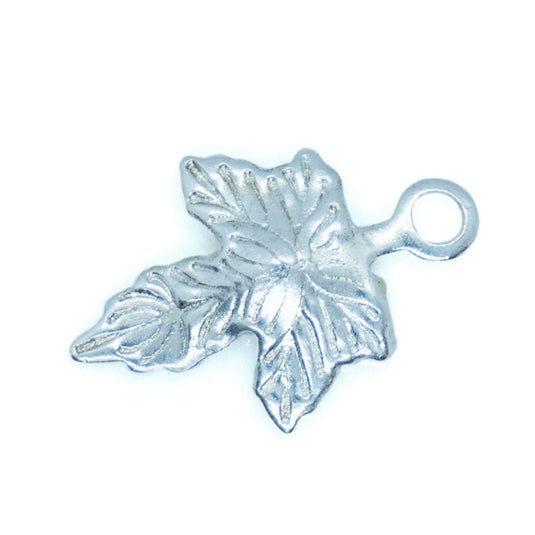 Maple Leaf Charm 10mm x 7mm Silver - Affordable Jewellery Supplies