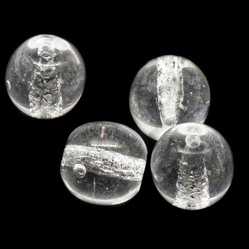 Load image into Gallery viewer, Czech Glass Druk Round 6mm Crystal - Affordable Jewellery Supplies
