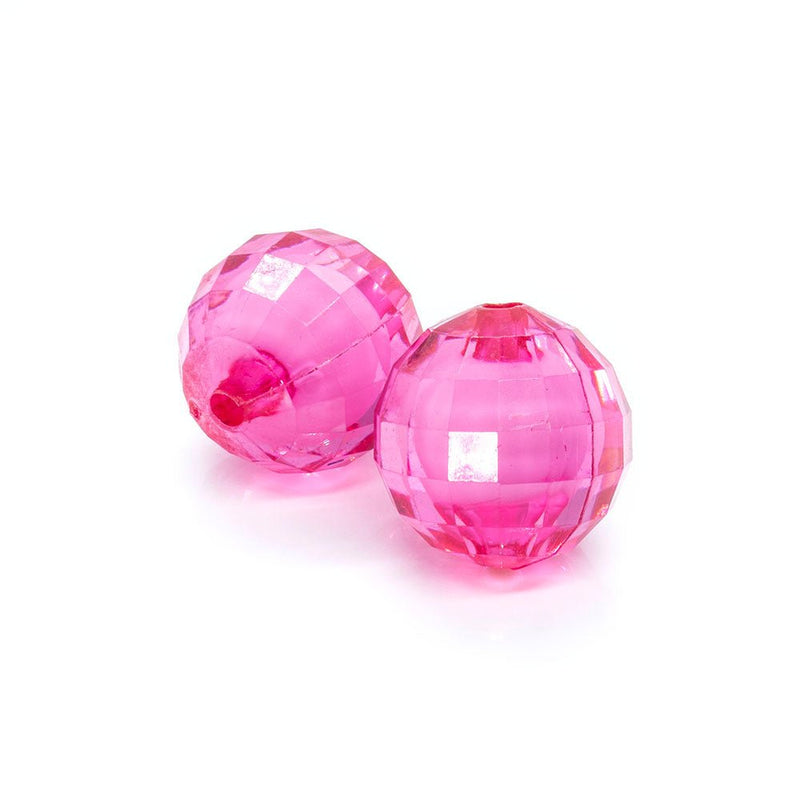 Load image into Gallery viewer, Bead in Bead - Globosity 20mm Hot Pink - Affordable Jewellery Supplies
