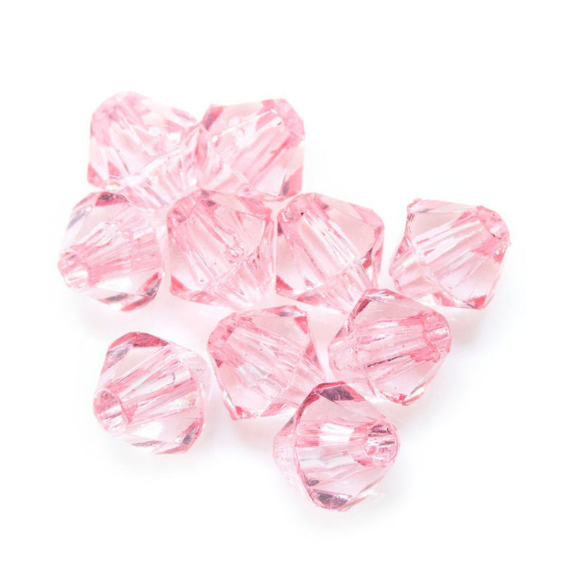 Load image into Gallery viewer, Crystal Glass Faceted Bicone 3mm Pink - Affordable Jewellery Supplies
