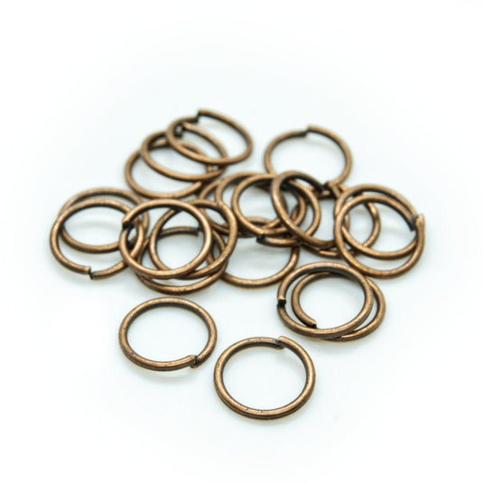 Jump Rings Round 7mm Antique Copper - Affordable Jewellery Supplies