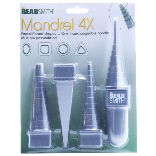 The Beadsmith Mandrel x4 Set Grey - Affordable Jewellery Supplies
