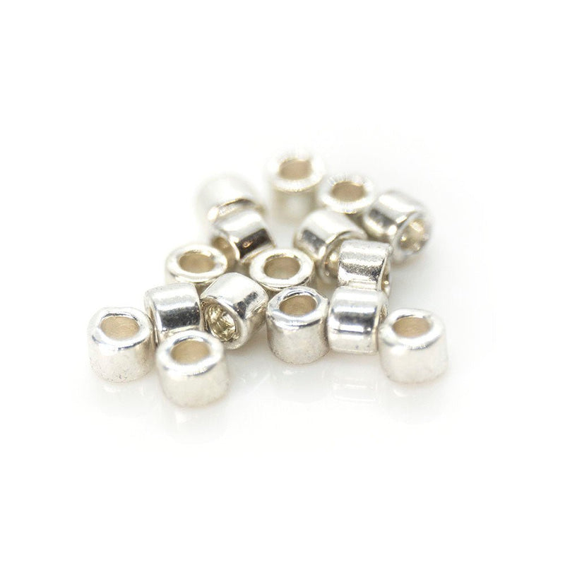 Load image into Gallery viewer, Delica® Seed Beads 11/0 Galvanised Silver (DB0035) - Affordable Jewellery Supplies
