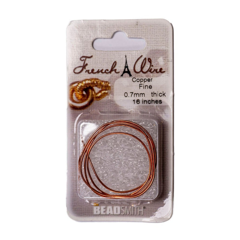 Load image into Gallery viewer, French Wire Fine 0.7mm Copper - Affordable Jewellery Supplies
