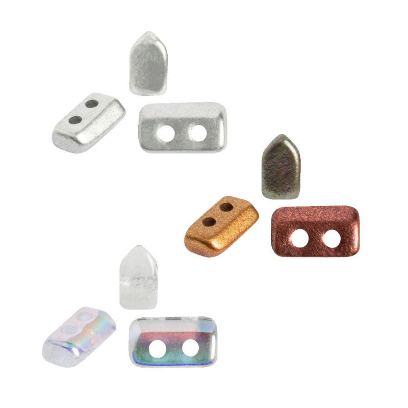 Load image into Gallery viewer, Piros Par Puca 5 mm x 3 mm x 2 mm Crystal AB - Affordable Jewellery Supplies

