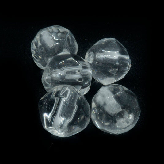 Crystal Glass Faceted Round 6mm Crystal - Affordable Jewellery Supplies