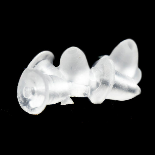 Clear Silicone Earring backs 3.5mm - Ear Clutch - Earnut