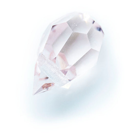 Czech Glass Faceted Drop 10mm x 6mm Rosaline - Affordable Jewellery Supplies