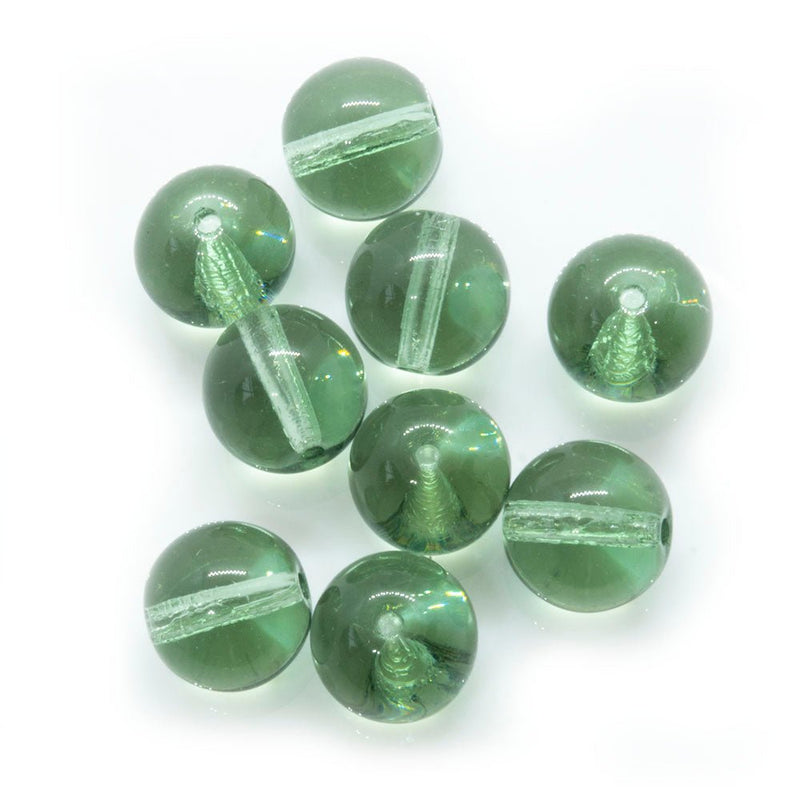 Load image into Gallery viewer, Czech Glass Druk Round 8mm Mint - Affordable Jewellery Supplies
