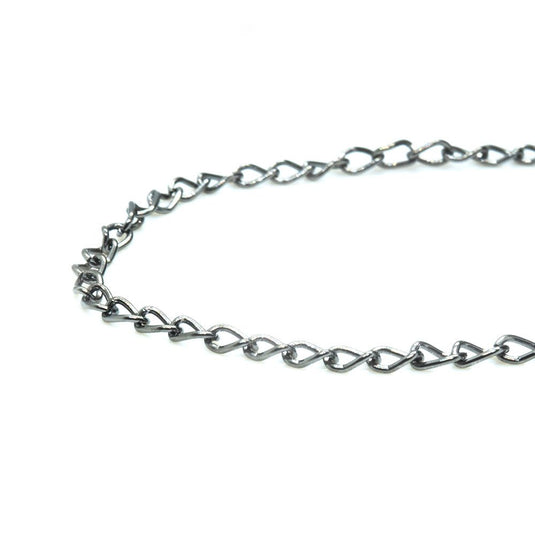 Fine Cable Chain 2.2mm Black - Affordable Jewellery Supplies