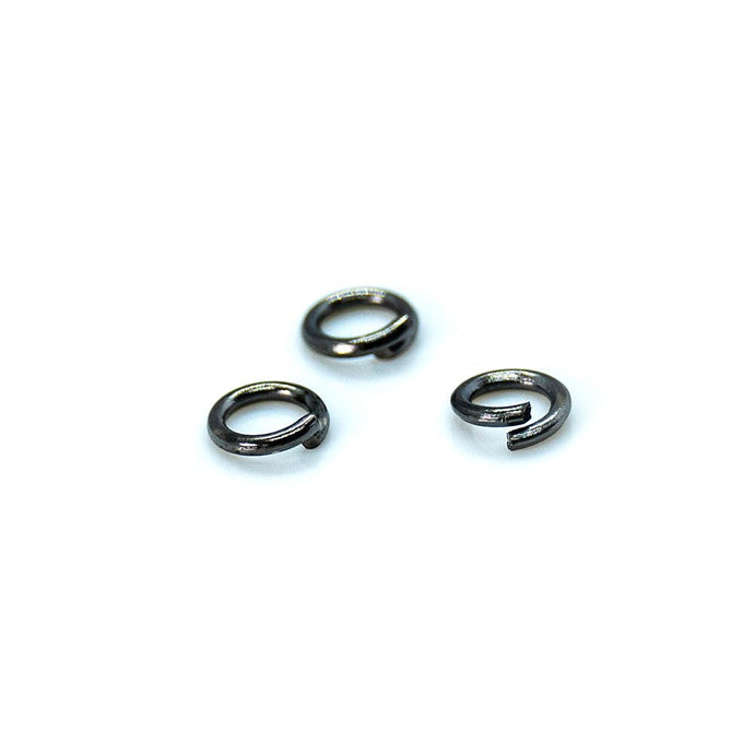 Jump Rings Round 22 Gauge 4mm Black - Affordable Jewellery Supplies