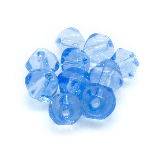 Crystal Glass Bicone 4mm Blue - Affordable Jewellery Supplies