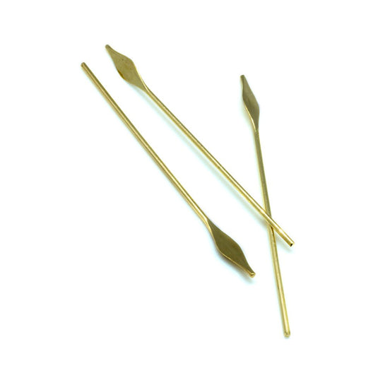 Paddle Pins Pointed 3.8cm Gold - Affordable Jewellery Supplies
