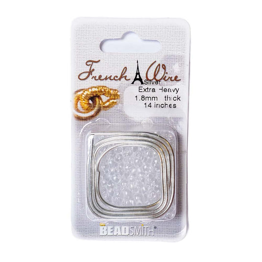 French Wire Extra Heavy 1.8 Silver - Affordable Jewellery Supplies