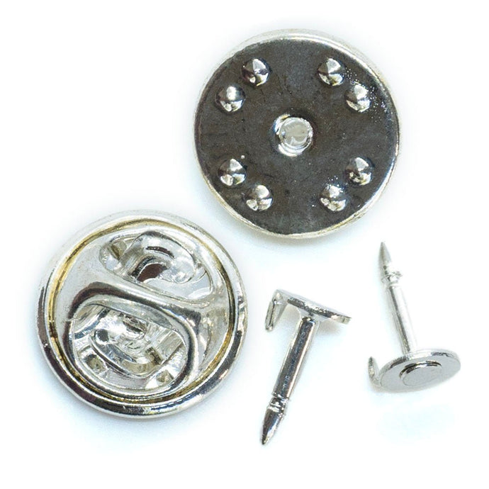 Brooch Pin Finding 12mm x 5mm SIlver - Affordable Jewellery Supplies
