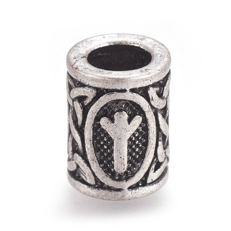 Load image into Gallery viewer, Vintage Rune Beads 13.5mm x 10mm 1 - Affordable Jewellery Supplies
