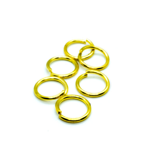 Jump Rings Round 16mm x 1.7mm Gold - Affordable Jewellery Supplies