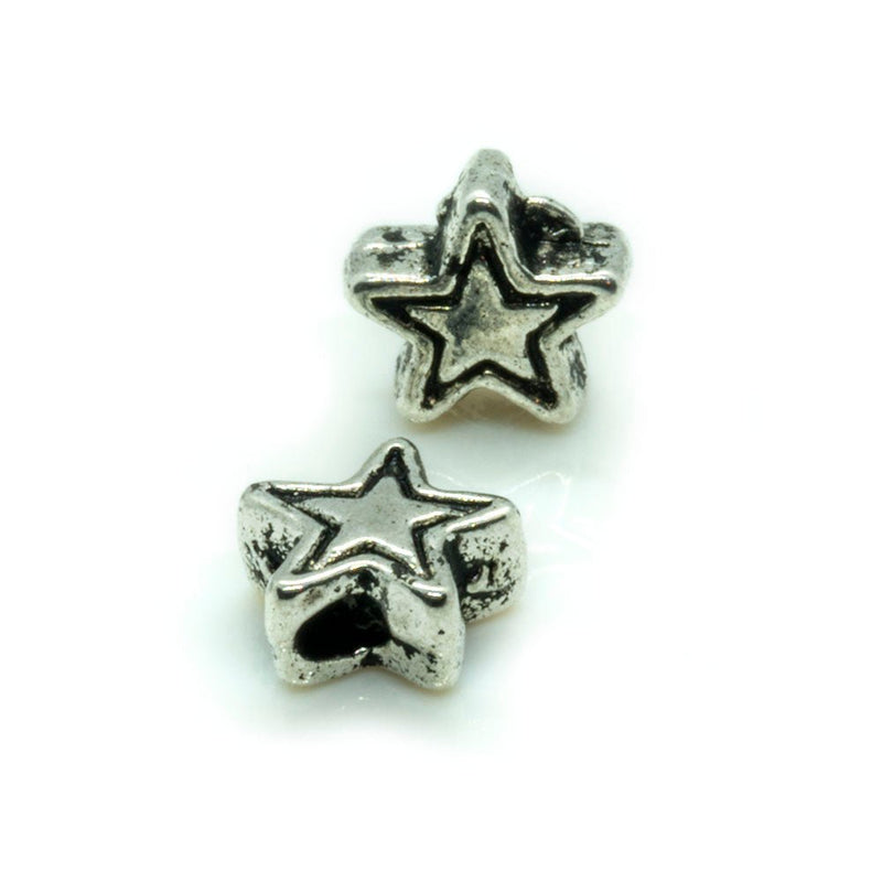 Load image into Gallery viewer, Tibetan Star 4.5mm Silver - Affordable Jewellery Supplies
