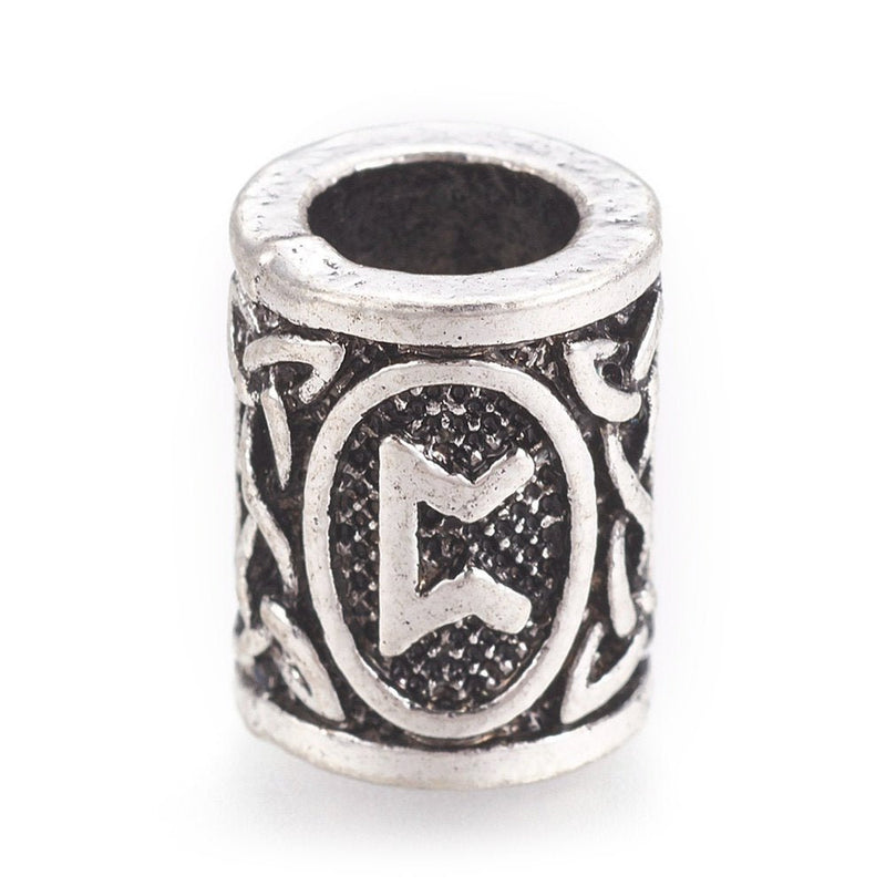 Load image into Gallery viewer, Vintage Rune Beads 13.5mm x 10mm 2 - Affordable Jewellery Supplies
