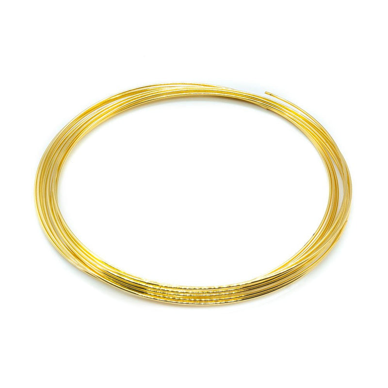 Load image into Gallery viewer, Memory Wire Bracelet 6cm Gold Plated - Affordable Jewellery Supplies
