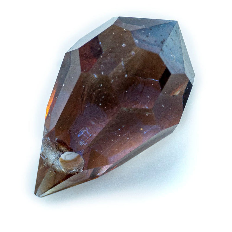 Load image into Gallery viewer, Czech Glass Faceted Drop 10mm x 6mm Alexandrite Celsian - Affordable Jewellery Supplies
