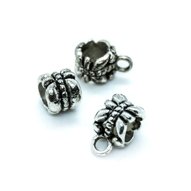 Load image into Gallery viewer, Barrel Bead 11mm x 8mm x 6mm Tibetan Silver - Affordable Jewellery Supplies
