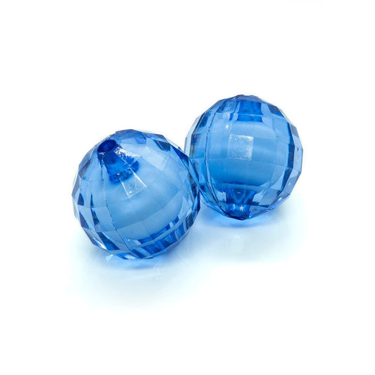 Bead in Bead - Globosity 20mm Blue - Affordable Jewellery Supplies