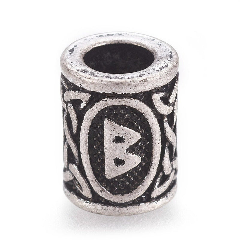 Load image into Gallery viewer, Vintage Rune Beads 13.5mm x 10mm 3 - Affordable Jewellery Supplies
