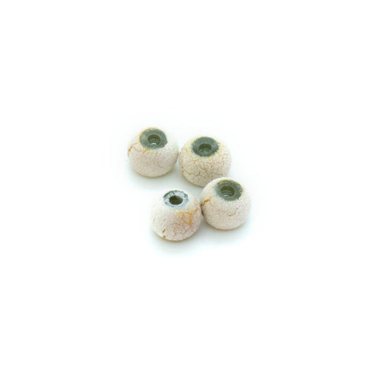 Gold Desert Sun Beads 4mm White - Affordable Jewellery Supplies