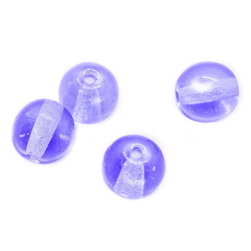 Load image into Gallery viewer, Czech Glass Druk Round 6mm Violet - Affordable Jewellery Supplies
