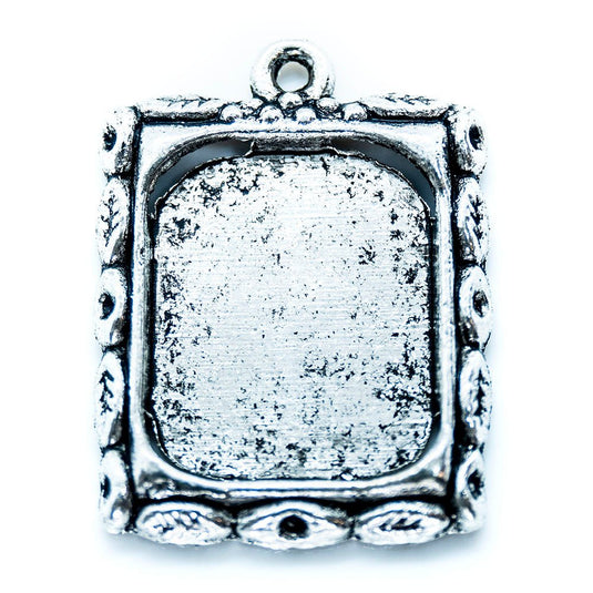 Picture Frame Charm 26mm x 20mm Tibetan Silver - Affordable Jewellery Supplies