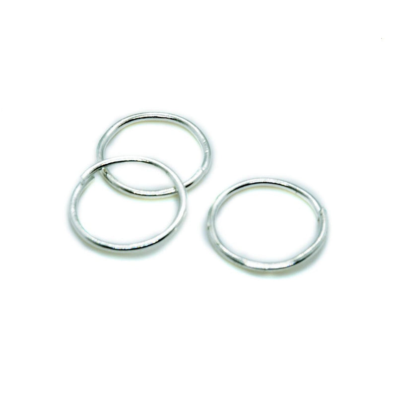 Load image into Gallery viewer, Jump Rings Round 22 Gauge 10mm Silver - Affordable Jewellery Supplies
