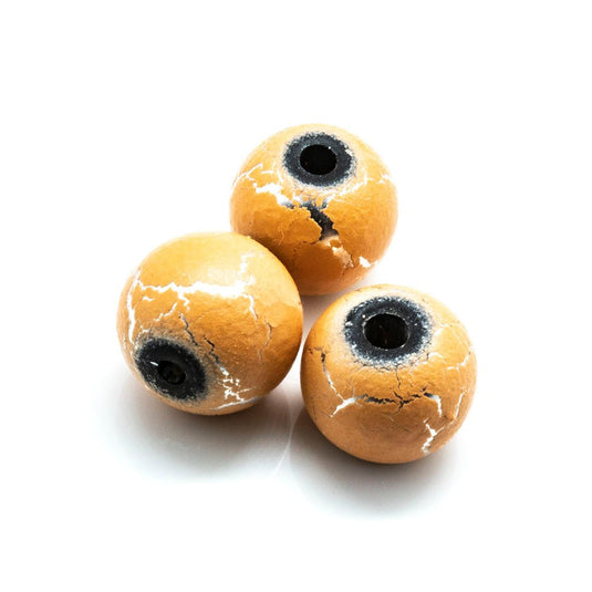 Silver Desert Sun Beads 8mm Peach - Affordable Jewellery Supplies