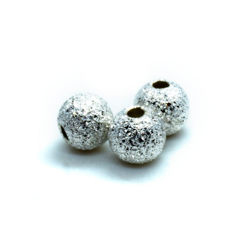 Load image into Gallery viewer, Stardust Beads 4mm Silver - Affordable Jewellery Supplies
