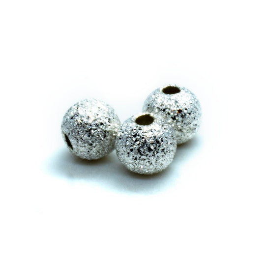 Stardust Beads 4mm Silver - Affordable Jewellery Supplies