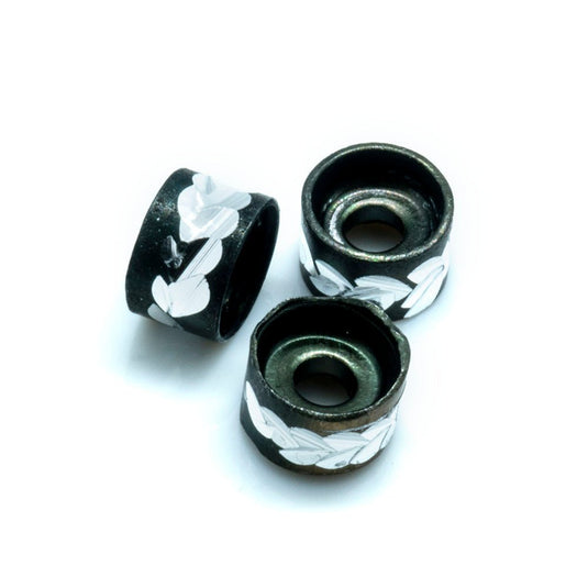 Aluminium Tube 6mm x 4mm Black - Affordable Jewellery Supplies