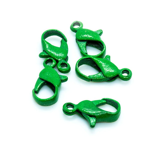 Lobster Claw Clasp 12mm Green - Affordable Jewellery Supplies
