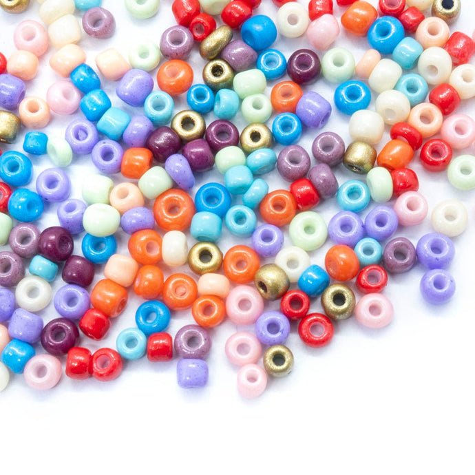 Baking Glass Seed Beads 8/0 3-3.5mm x 2mm Medium Violet Red - Affordable Jewellery Supplies