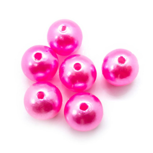 Acrylic Round 10mm Pink - Affordable Jewellery Supplies