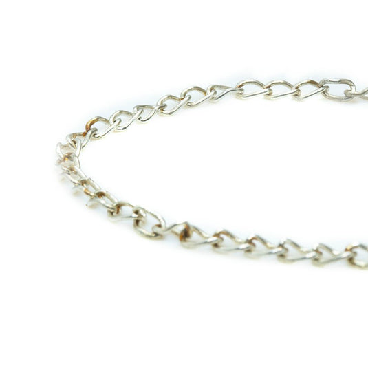 Fine Cable Chain 2.2mm Antique Silver - Affordable Jewellery Supplies