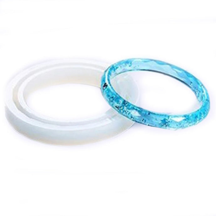 Silicone Bracelet Mould for Resin - Two Sizes 11mm 62 - Affordable Jewellery Supplies
