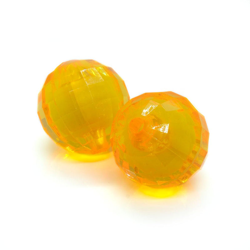 Load image into Gallery viewer, Bead in Bead - Globosity 20mm Bright Orange - Affordable Jewellery Supplies

