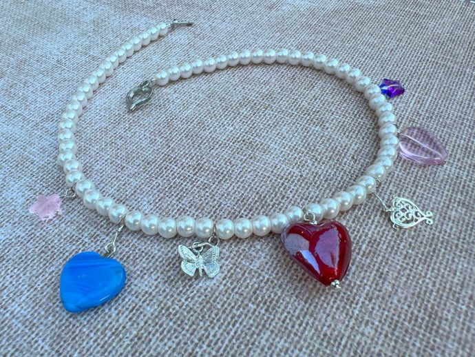 Heart & Pearl Choker Tutorial - Download - Affordable Jewellery Supplies