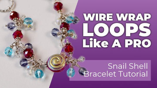 Easy Bracelet Tutorial – How to Make a Wire Wrapped Bracelet with Crackle  Glass Bead Decorated- Pandahall.com